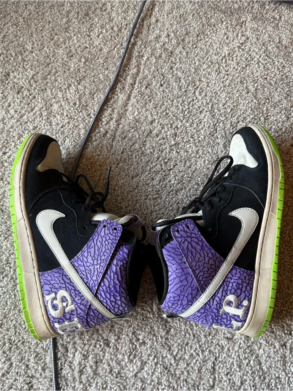 Nike SB Dunk High Prm Send Help 2 sz 12